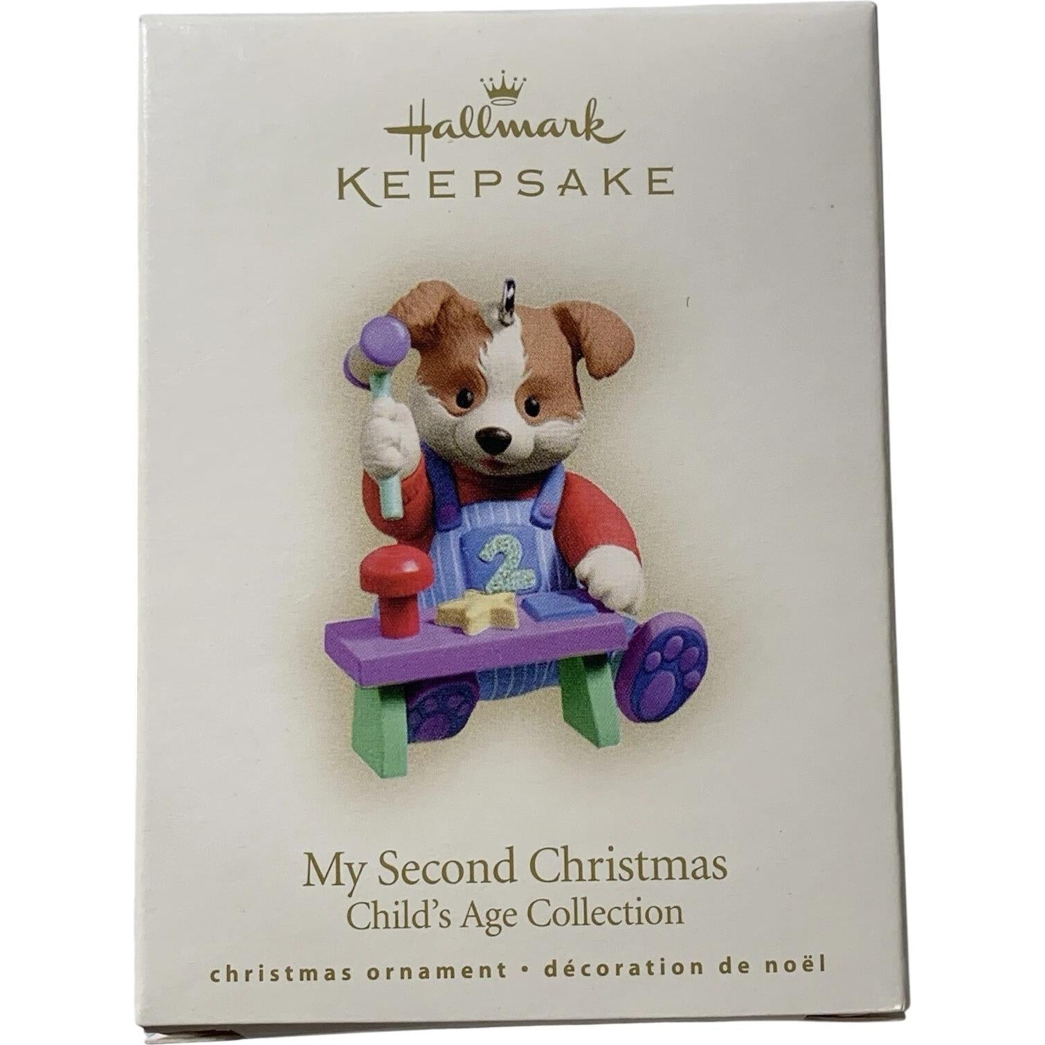 2004 My Second Christmas Hallmark Ornament (Child's Age Collection) QXG5664
