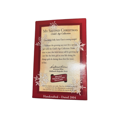2004 My Second Christmas (Child's Age Collection)