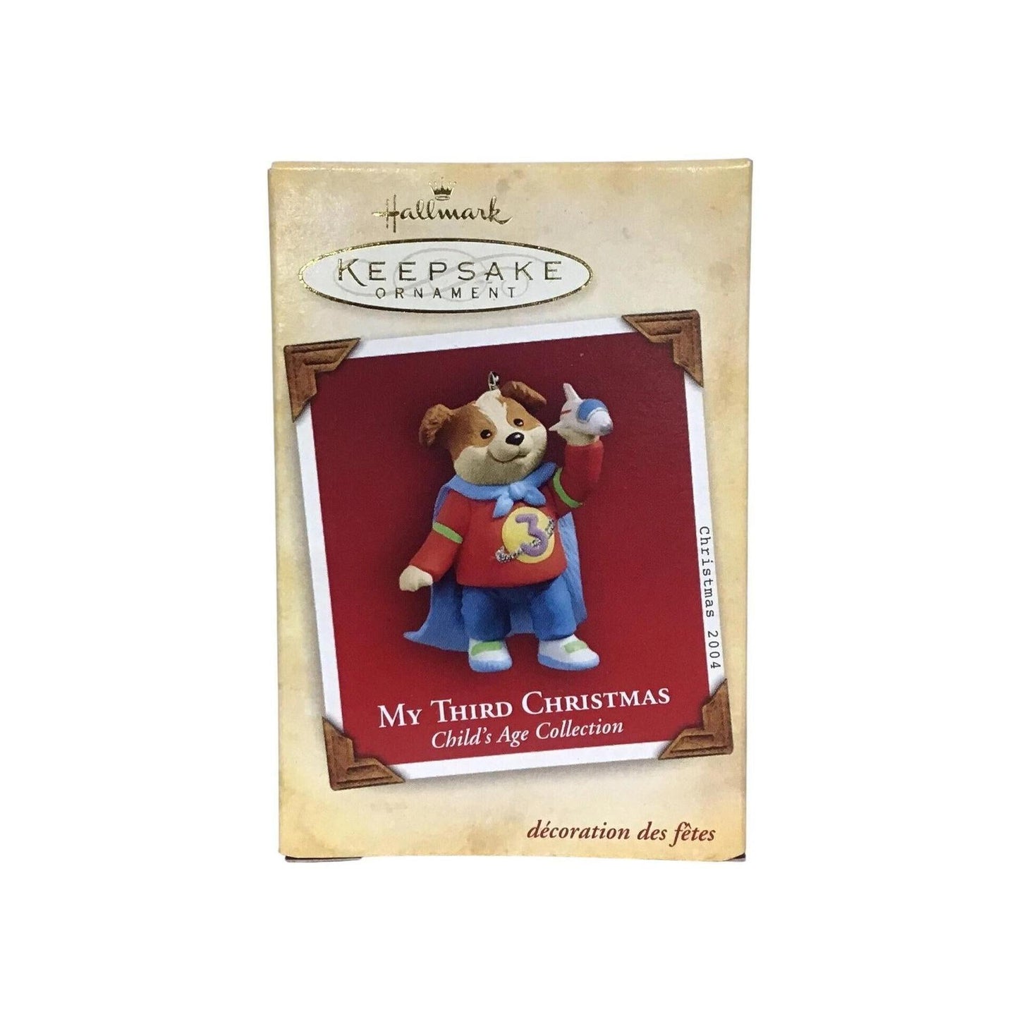 2004 My Third Christmas Hallmark Ornament (Child's Age Collection) QXG4552 Image2