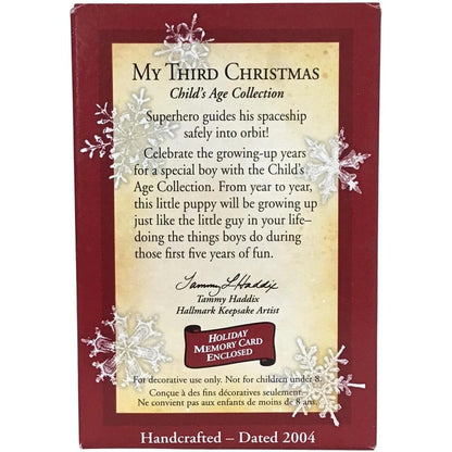 2004 My Third Christmas Hallmark Ornament (Child's Age Collection) QXG5681