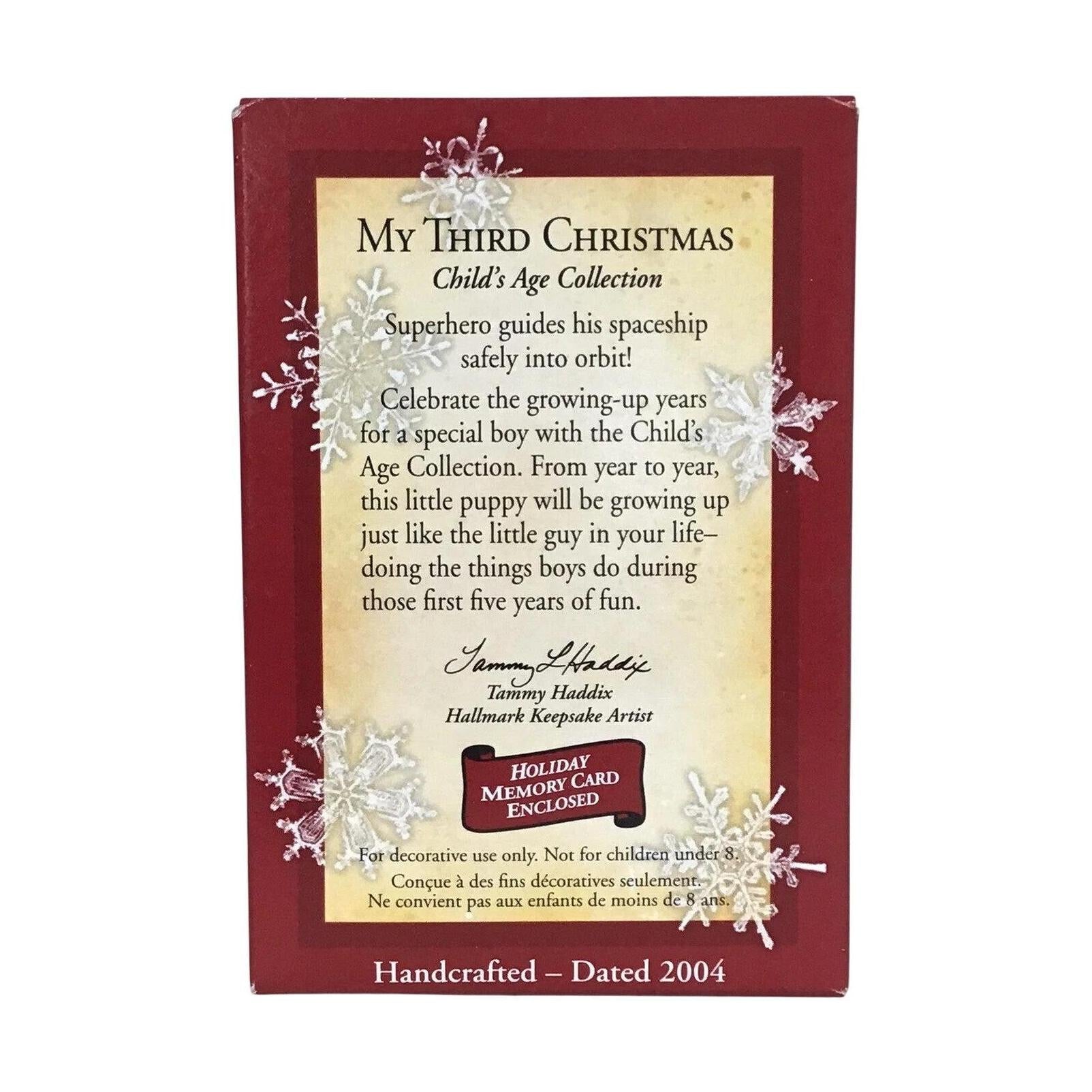 2004 My Third Christmas Hallmark Ornament (Child's Age Collection) QXG5681 Image7