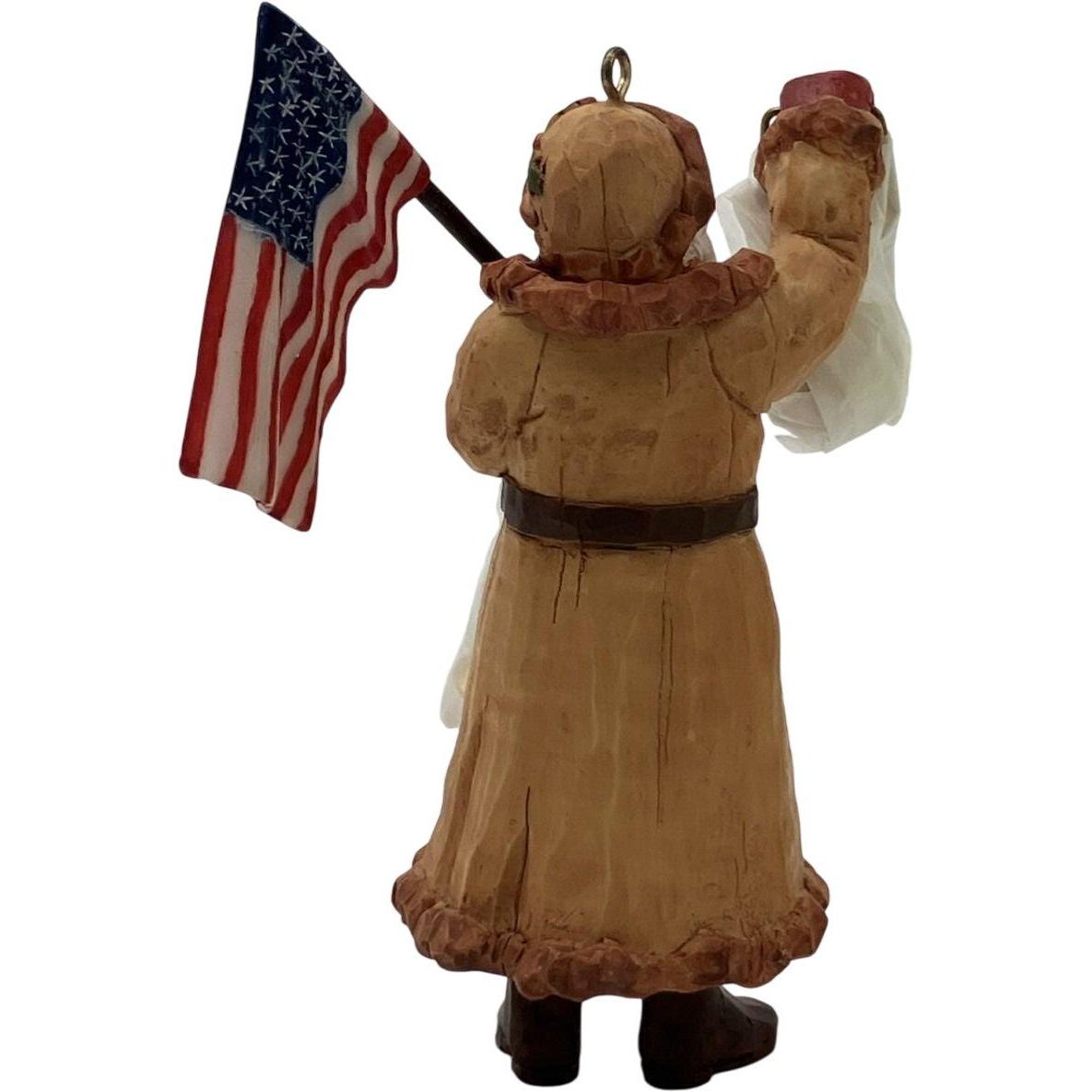 2004 North Pole Patriot Hallmark Ornament (Patriotic Santa) QXG5451