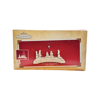 2004 O Come, Emmanuel (Nativity Advent Candle Holder) Hallmark Ornament QRP4311 Image2