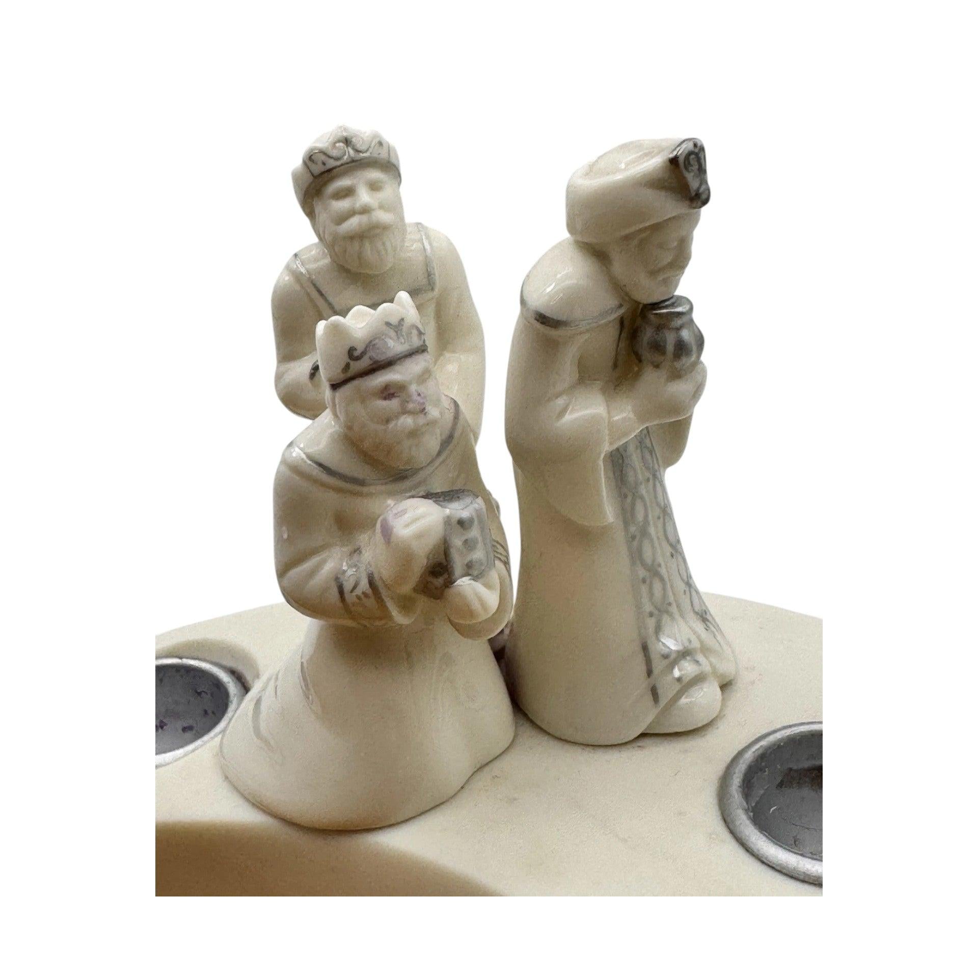 2004 O Come, Emmanuel (Nativity Advent Candle Holder) Hallmark Ornament QRP4311 Image3