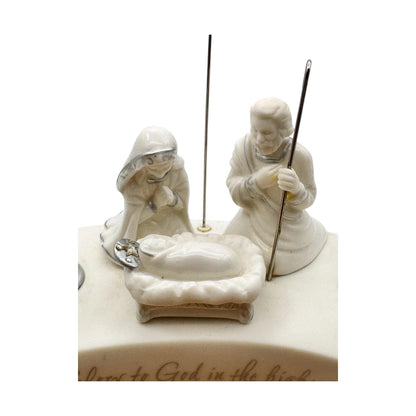 2004 O Come, Emmanuel (Nativity Advent Candle Holder) Hallmark Ornament QRP4311 Image5
