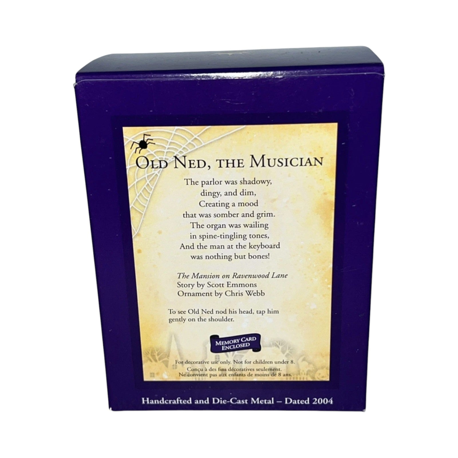 2004 Old Ned, The Musician Hallmark Ornament (Halloween) QFO6034 Image6