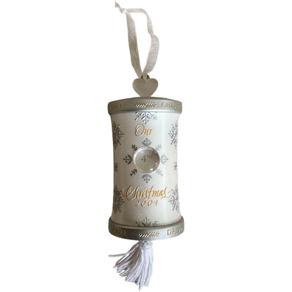 2004 Our Christmas Hallmark Ornament (A Milestone Ornament) QXG5341