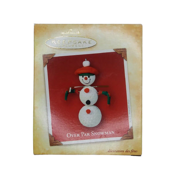 2004 Over Par Snowman Hallmark Ornament (Golf) QXG5421