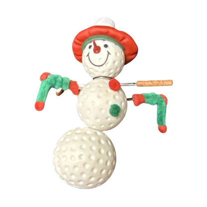2004 Over Par Snowman Hallmark Ornament (Golf) QXG5421 Image1