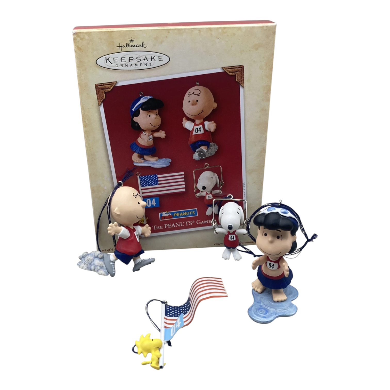 2004 Peanuts Games Hallmark Ornament (Snoopy) QXI8691 Image2