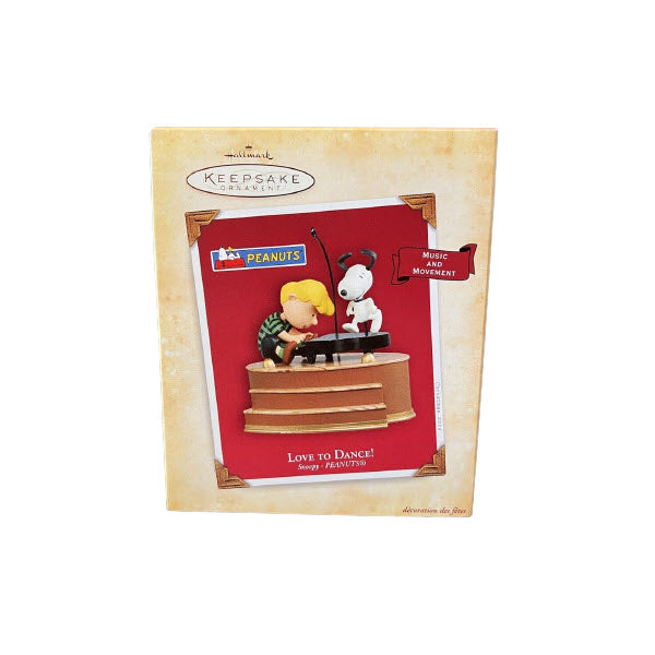 2004 Peanuts Love to Dance Snoopy Hallmark Ornament (Peanuts) QXI4114