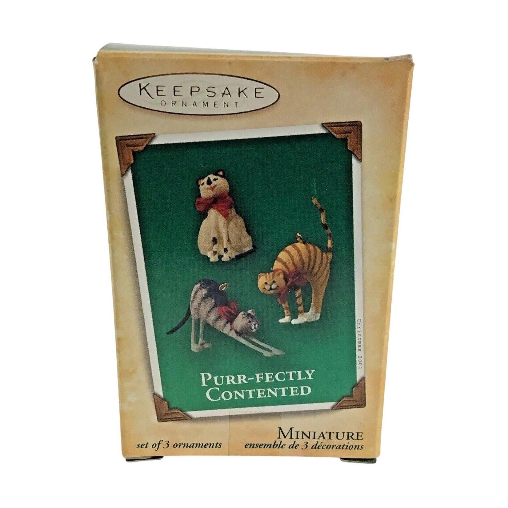 2004 Purr-fectly Contented Hallmark Ornament (Kitten) QXM5241 Image2