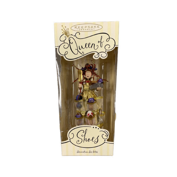 2004 Queen of Shoes Hallmark Ornament (Decoration Des Fetes) QP1801