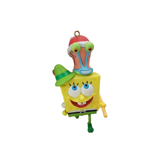2004 Santa's Spongy Helper Carlton Cards Ornaments (Spongebob SquarePants) CXOR-107L Image1