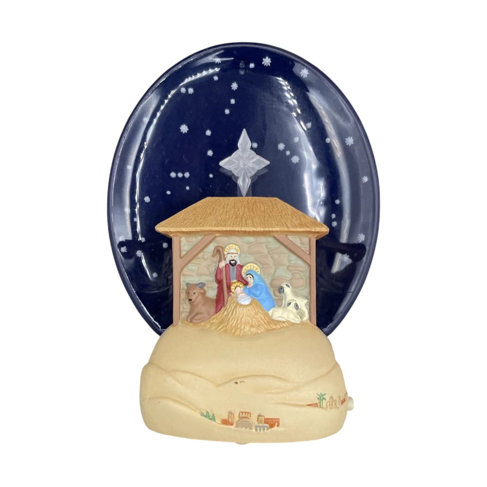 2004 Silent Night Hallmark Ornament (Nativity) QLX7591