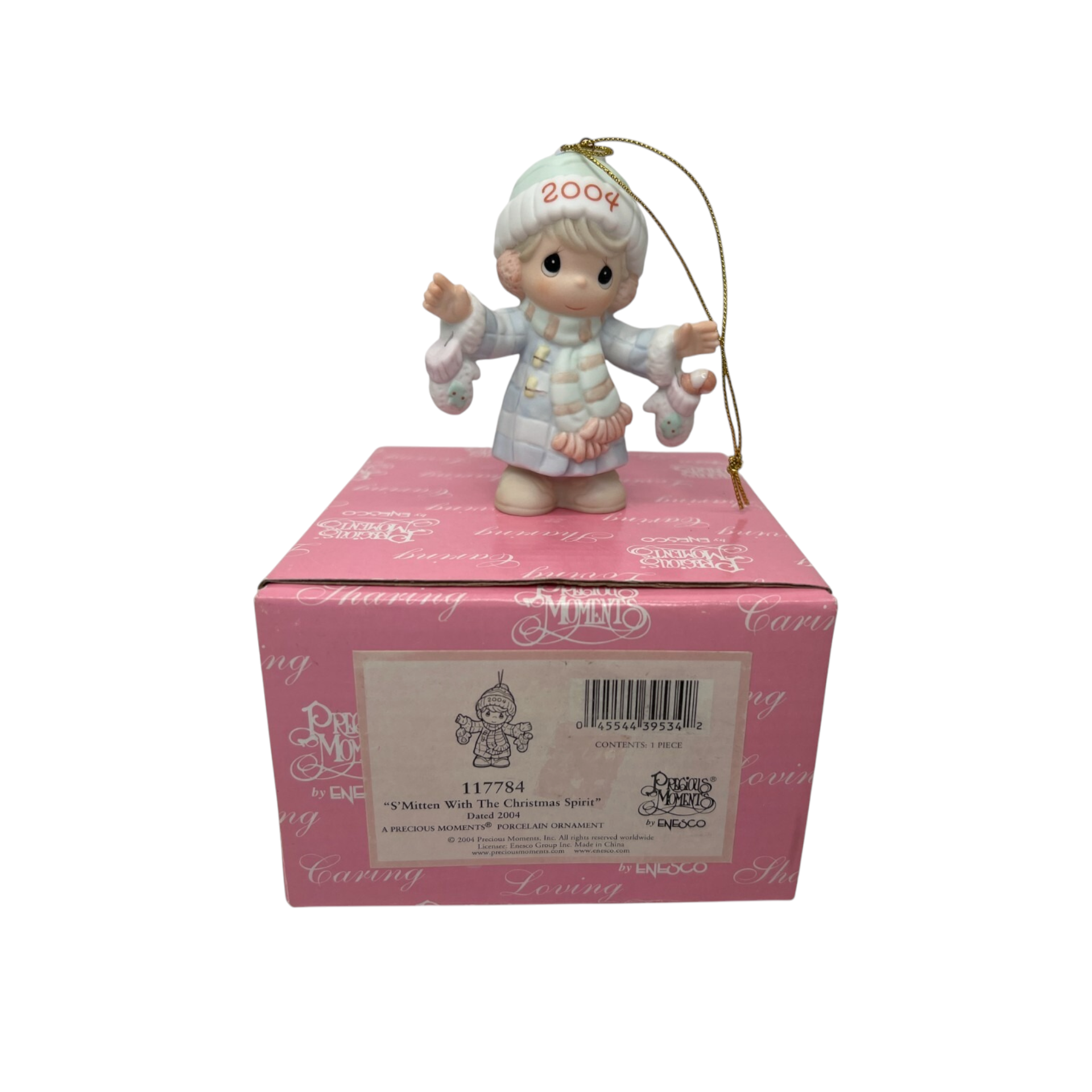 2004 S’Mitten With The Christmas Spirit Precious Moments 117784 Image2