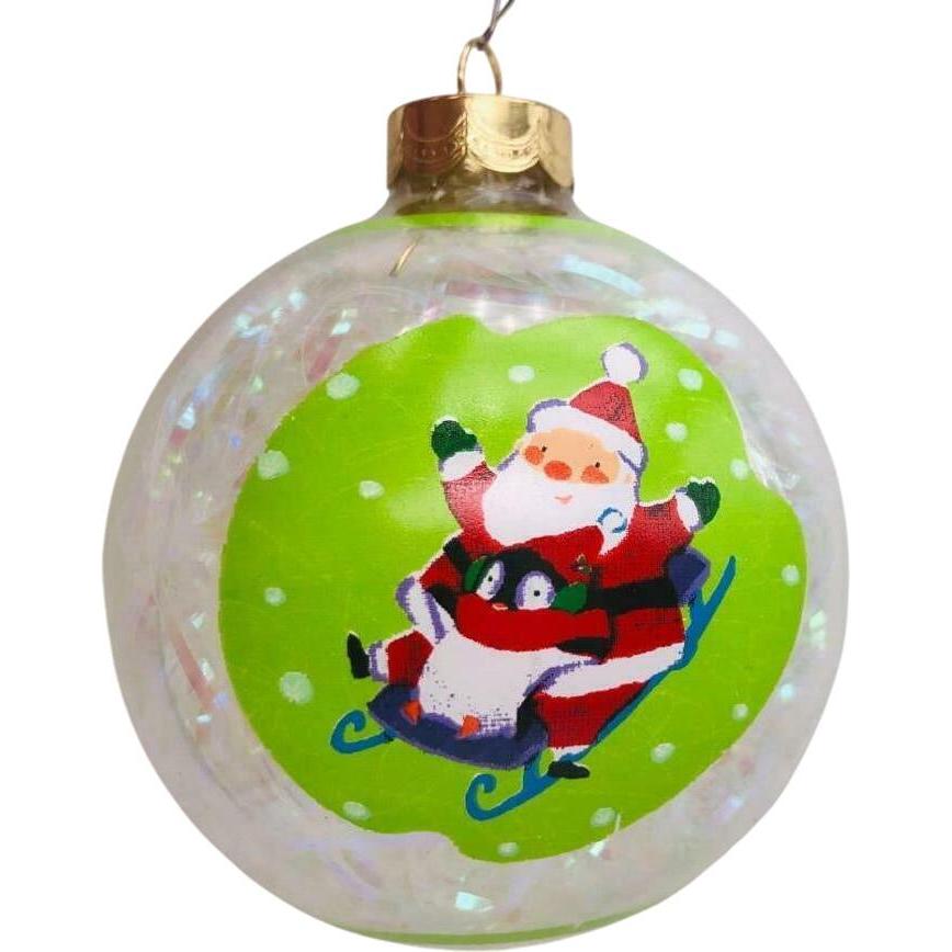 2004 Snowy Day Hallmark Ornament (Ball) QXG5454