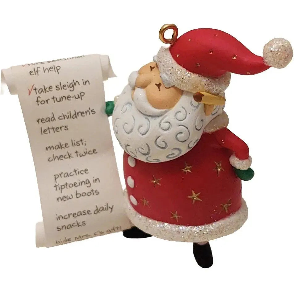 2004 So Much To Do! Hallmark Ornament (Santa Claus) PR3035