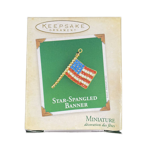 2004 Star-Spangled Banner Hallmark Ornament (Miniature) QXM5204