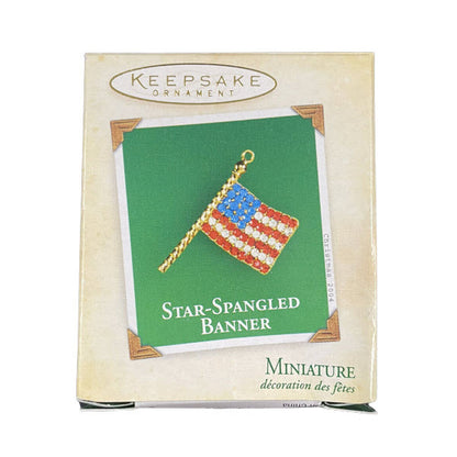 2004 Star-Spangled Banner Hallmark Ornament (Miniature) QXM5204