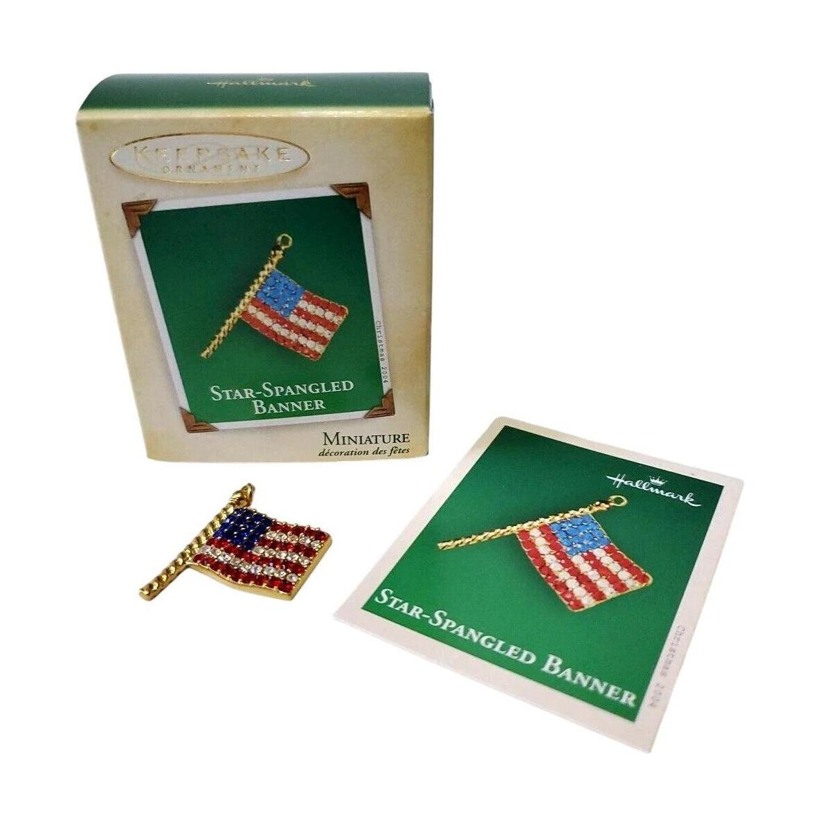 2004 Star-Spangled Banner Hallmark Ornament (Miniature) QXM5204 Image5