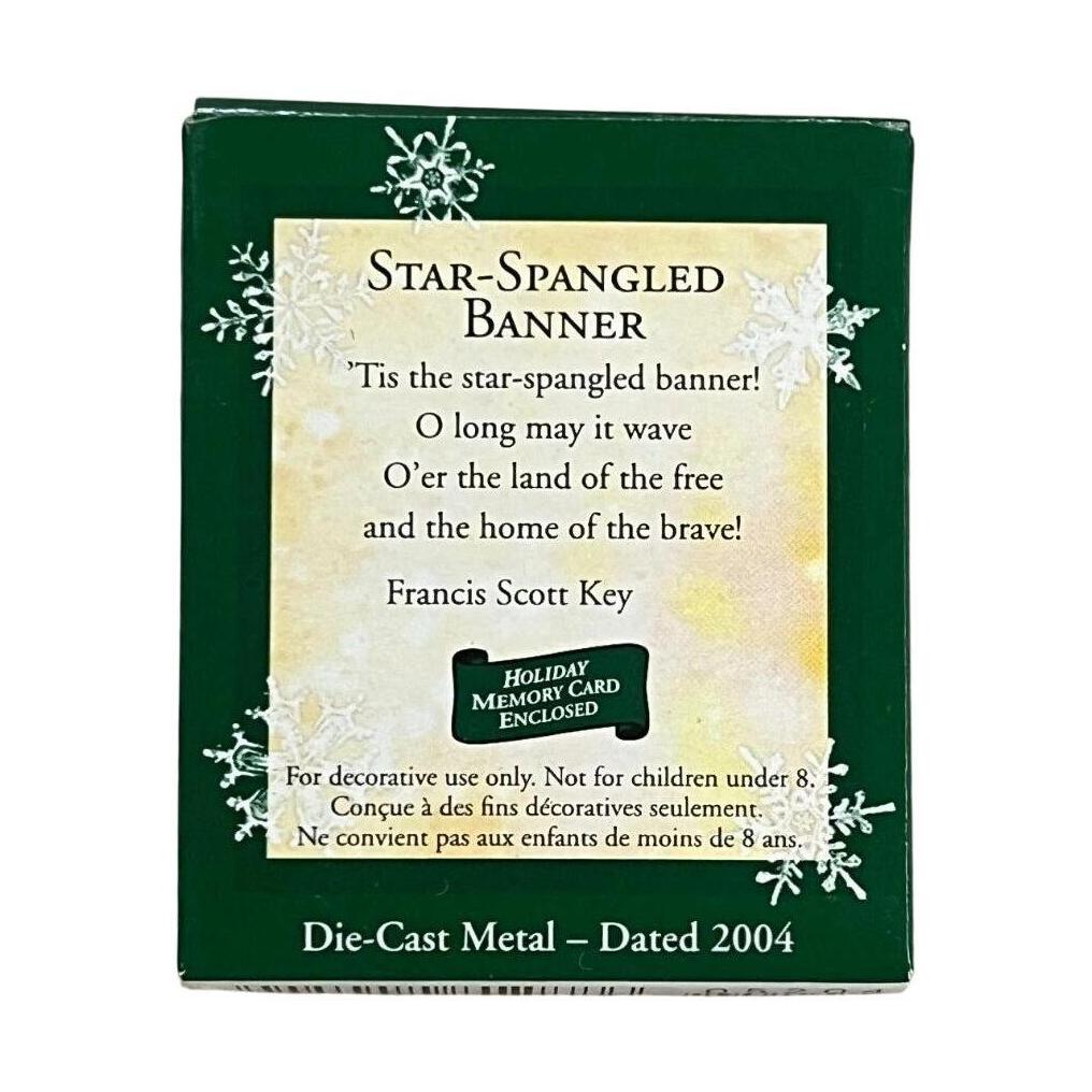2004 Star-Spangled Banner Hallmark Ornament (Miniature) QXM5204 Image6