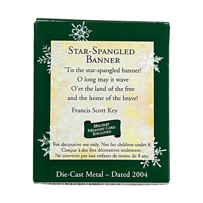 2004 Star-Spangled Banner Hallmark Ornament (Miniature) QXM5204 Image6
