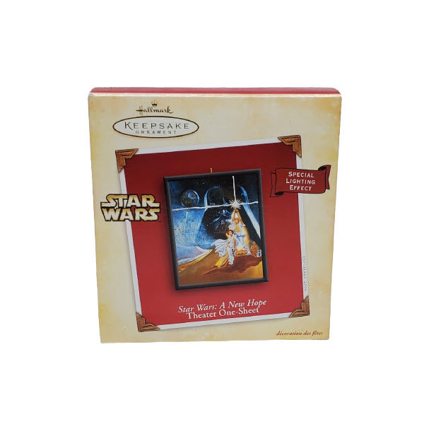2004 Star Wars: A New Hope Theater One-Sheet Hallmark Ornament (Star Wars) QXI4047
