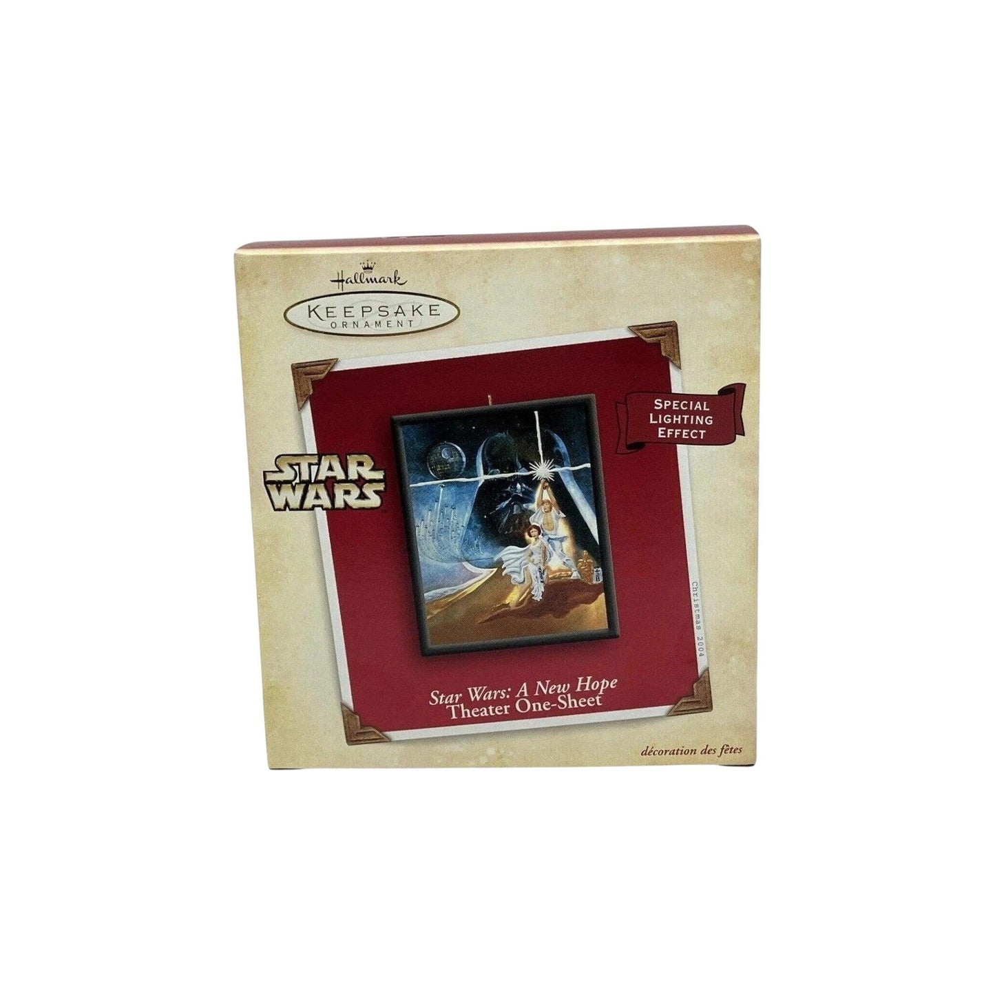 2004 Star Wars: A New Hope Theater One-Sheet Hallmark Ornament (Star Wars) QXI4047 Image2