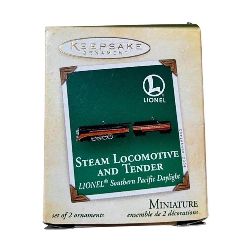 2004 Steam Locomotive and Tender Hallmark Ornament (Lionel) QXM5131 Image2