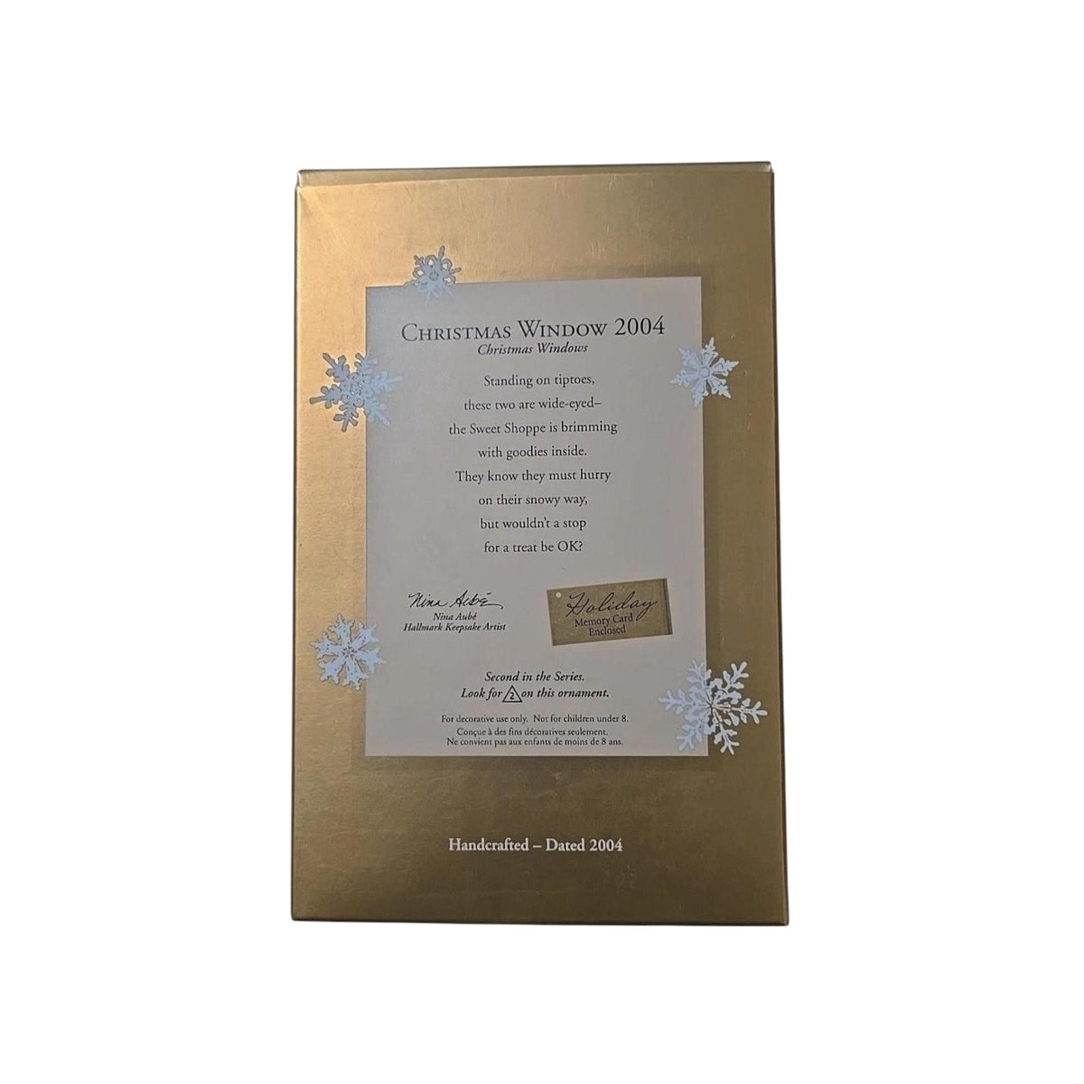 2004 Sweet Shoppe Hallmark Ornament (Christmas Window) QXC4003 Image6