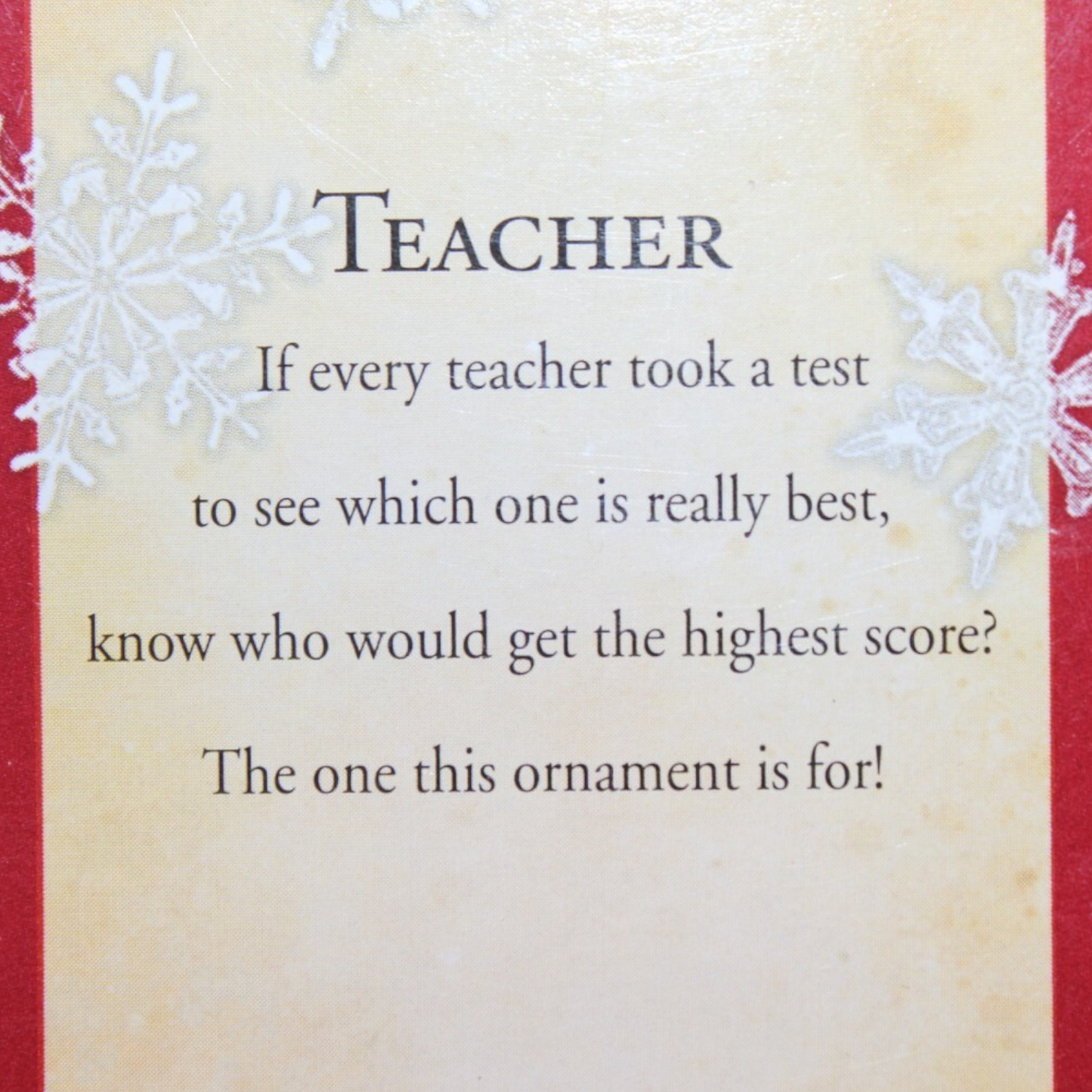 2004 Teacher Hallmark Ornament (Teacher) QXG5631