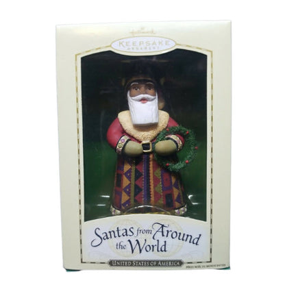 2004 United States of America Hallmark Ornament (Santa's from Around the World) QP1734