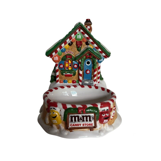 2004 Vintage M&M’s Candy Store – Lighted House & Candy Dish Department 56 #06231 6231 Image1