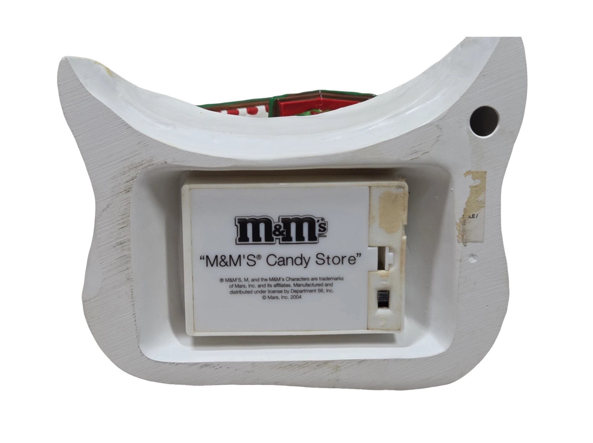 2004 Vintage M&M’s Candy Store – Lighted House & Candy Dish Department 56 #06231 6231 Image9