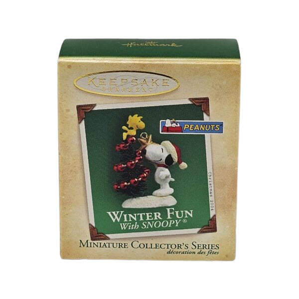 2004 Winter Fun with SNOOPY Hallmark Ornament (Winter Fun with Snoopy) QXM5184