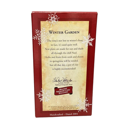 2004 Winter Garden Hallmark Ornament (Winter Garden) QXG5534 Image7