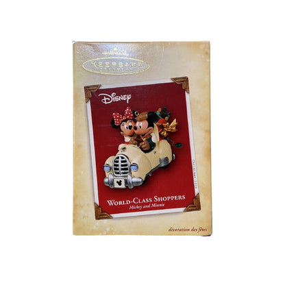 2004 World-Class Shoppers Hallmark Ornament (Mickey and Minnie) QXD5004