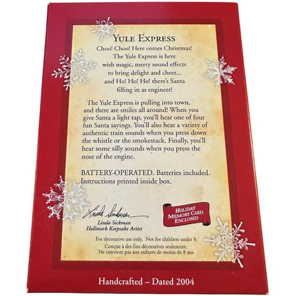 2004 Yule Express Hallmark Ornament (Magic Train) QLX7644
