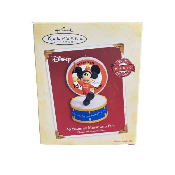 2005 50 Years of Music and Fun Hallmark Ornament (Mickey Mouse) QXD4075
