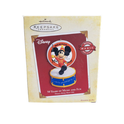 2005 50 Years of Music and Fun Hallmark Ornament (Mickey Mouse) QXD4075