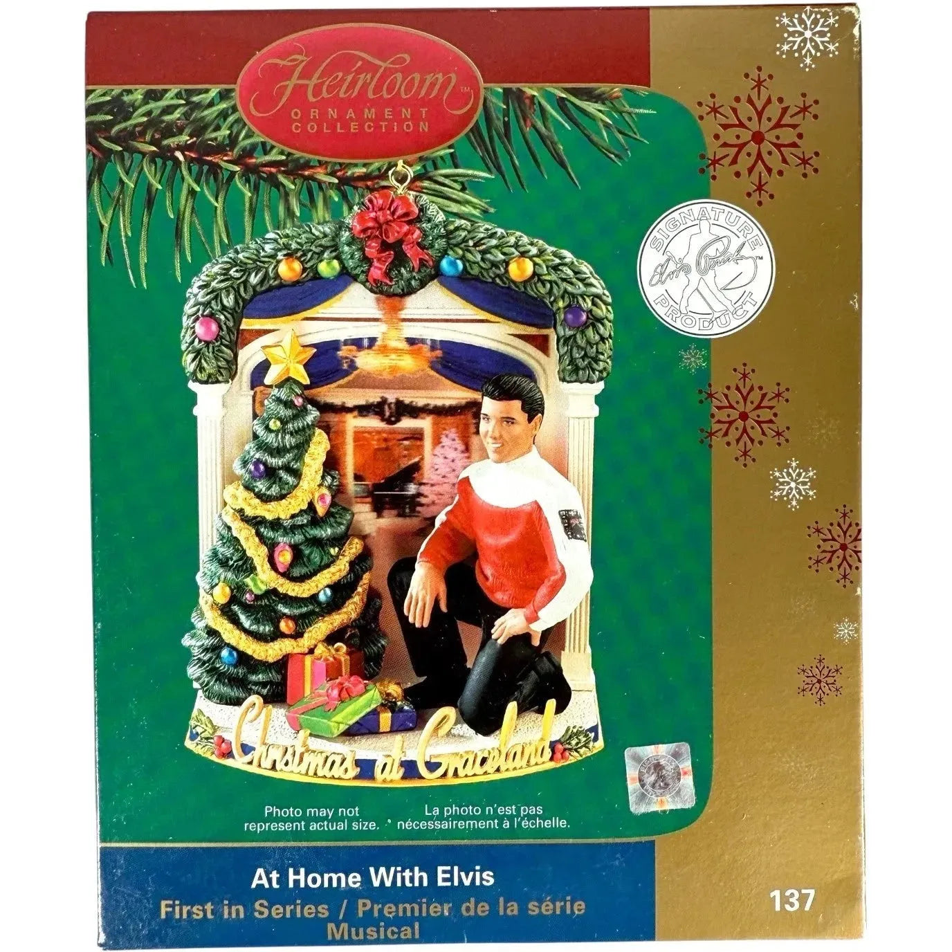 2005 At Home With Elvis Carlton Cards Ornaments (Elvis Presley) by Carlton Cards CXOR-137N