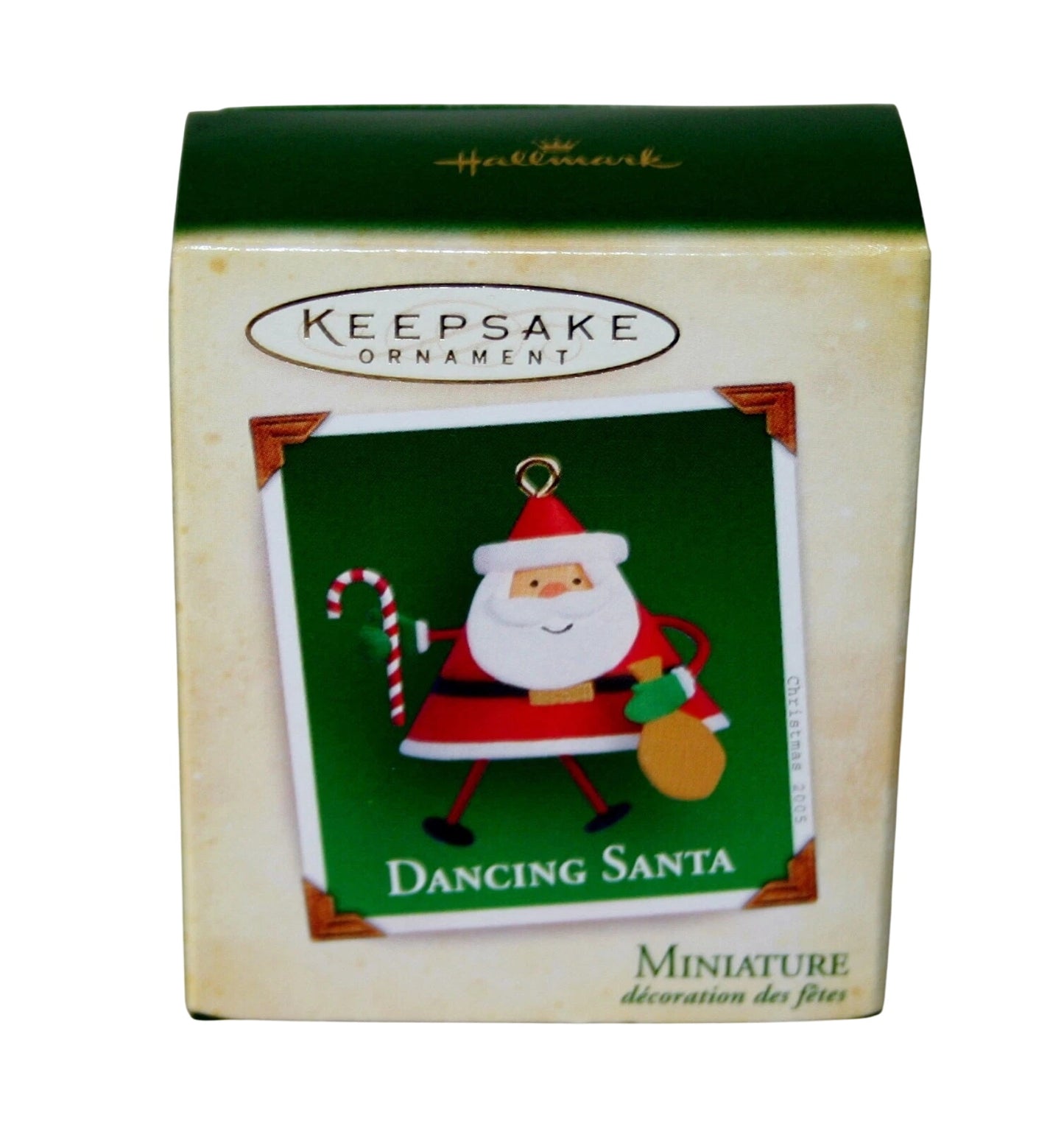 2005 Dancing Santa Hallmark Ornament (Santa Claus) QXM8132