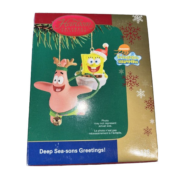 2005 Deep Sea-sons Greetings! Carlton Cards Ornaments (Spongebob SquarePants) CXOR-126N