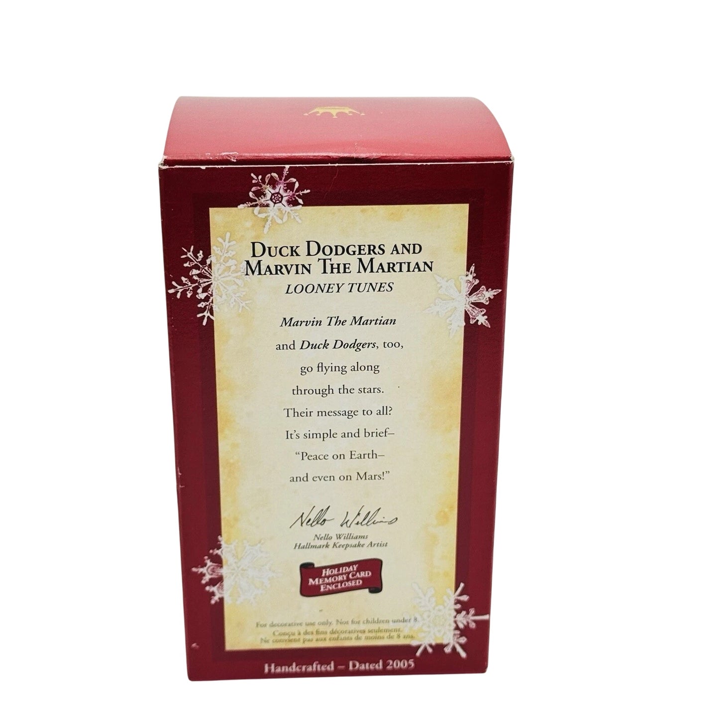 2005 Duck Dodgers and Marvin The Martian Hallmark Ornament (Looney Tunes) QXI8765