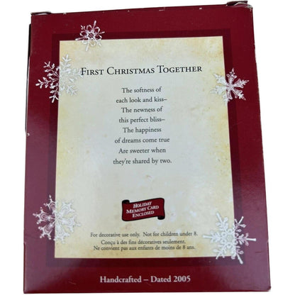 2005 First Christmas Together Hallmark Ornament (Our First Christmas) QXG4392