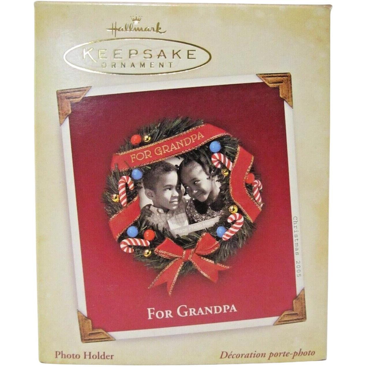 2005 For Grandpa Hallmark Ornament (Photo Holder) QXG4702