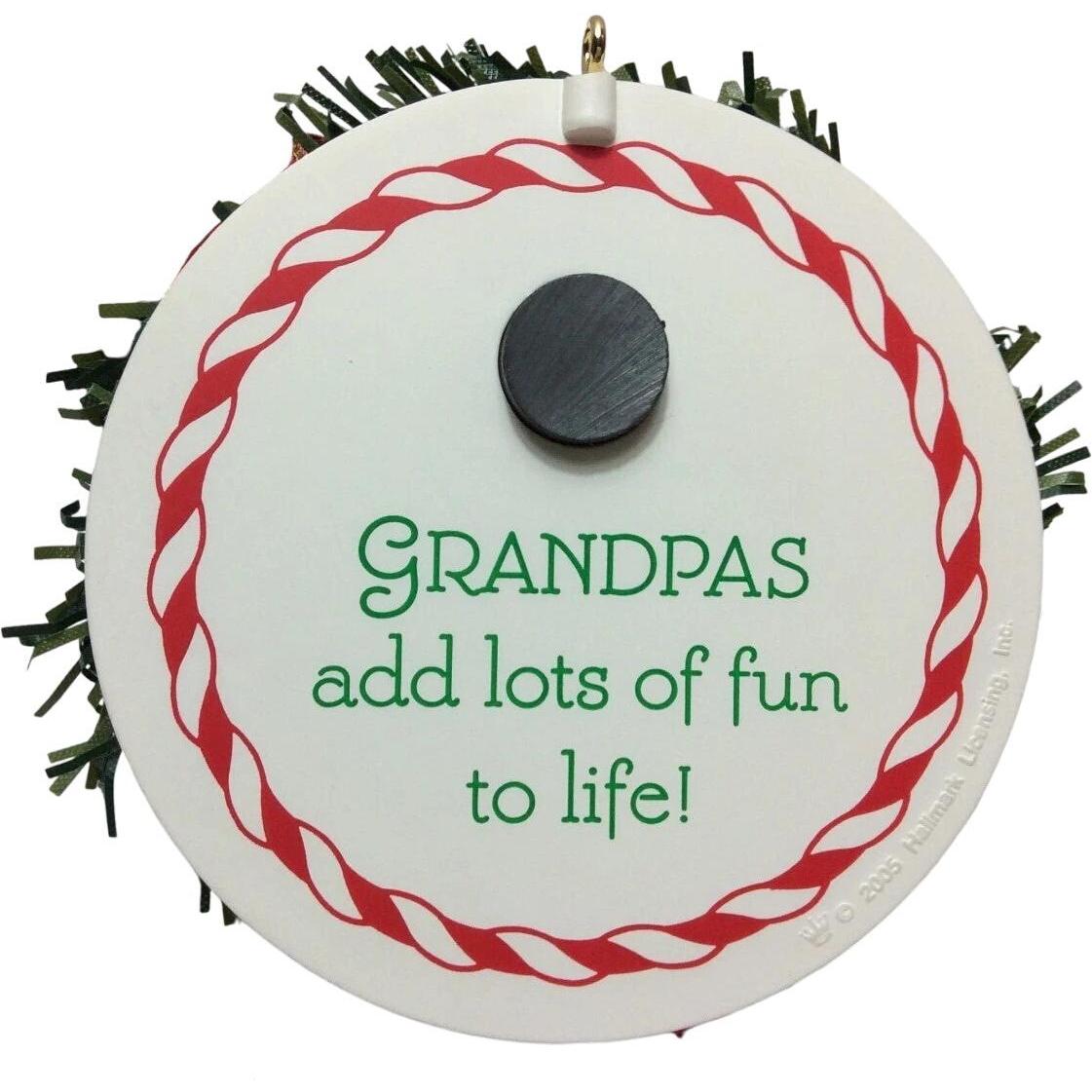 2005 For Grandpa Hallmark Ornament (Photo Holder) QXG4702