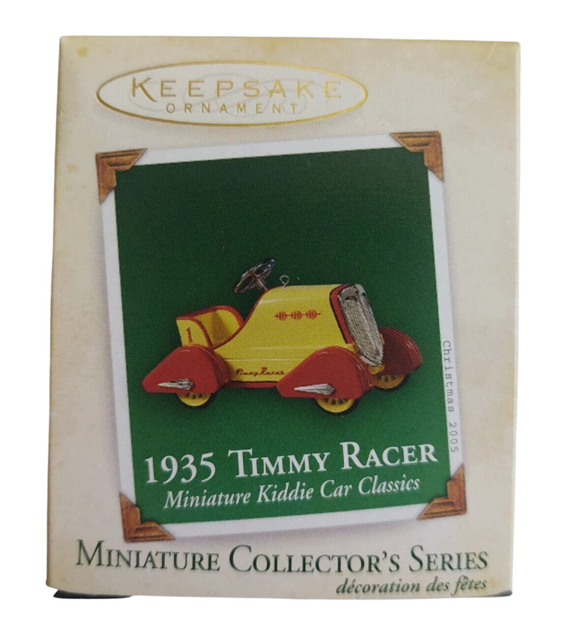 2005 Hallmark Ornament (1935) Timmy Racer Hallmark Ornament (Miniature Kiddie Car Classics) QXM8985