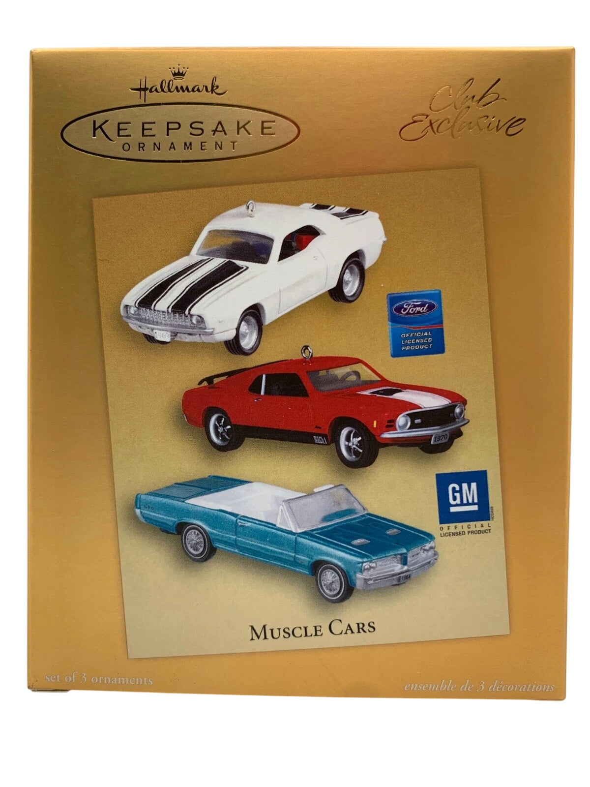 2005 Hallmark Ornament (Muscle Cars Set) Muscle Cars Hallmark Ornament (Classic American Cars) QXC5009